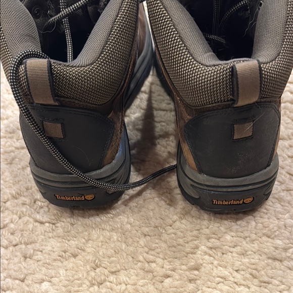 Timberland Brown Leather Hiking Boots - Picture 7 of 9